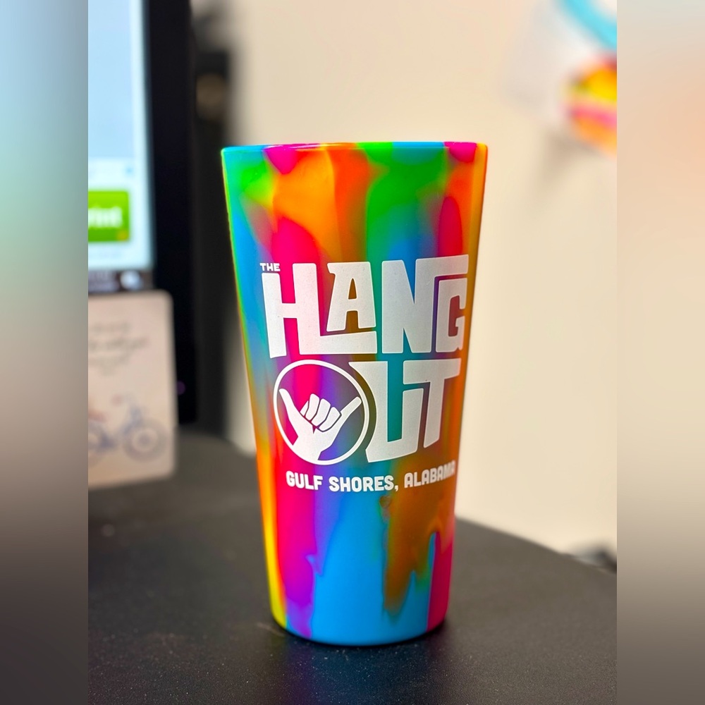 Silipint tie dye silicone cup 22 oz THE HANG OUT Gulf Shores, AL